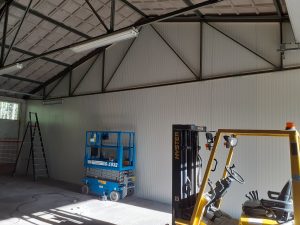 Inrichten Lnn - Plaatsen tussenwand 2020